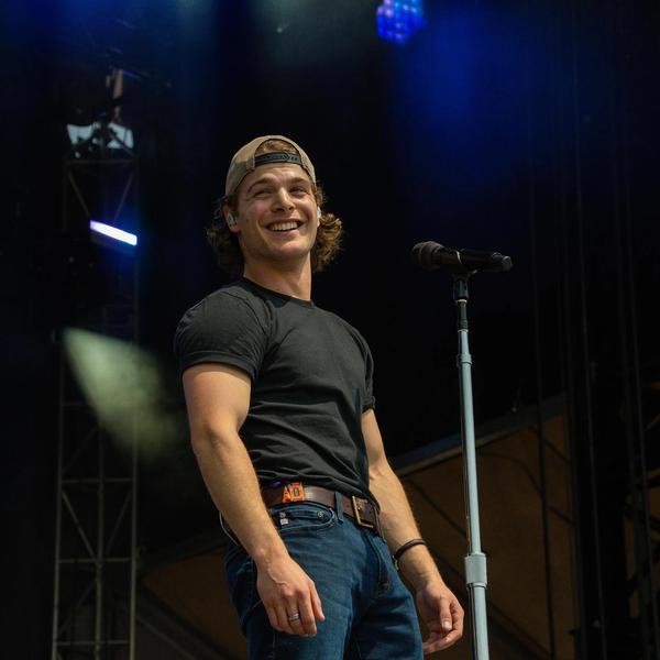 Max McNown performing on tour